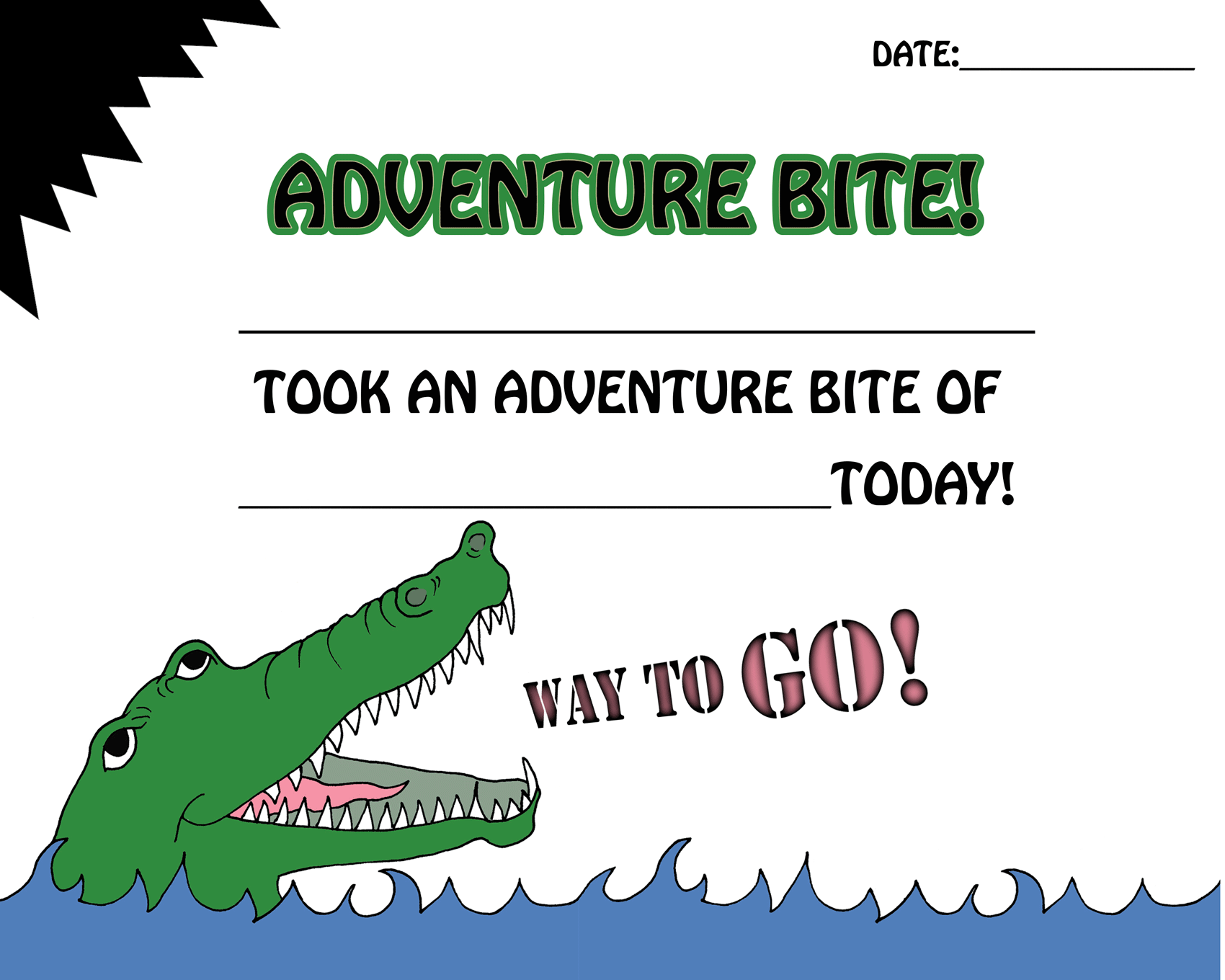 Adventure Bite award